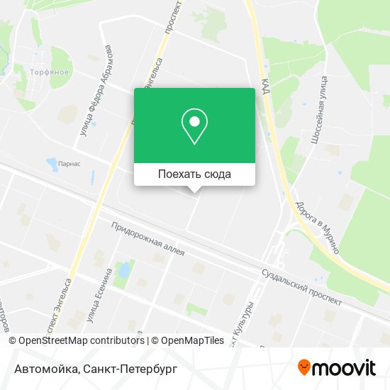 Карта Автомойка