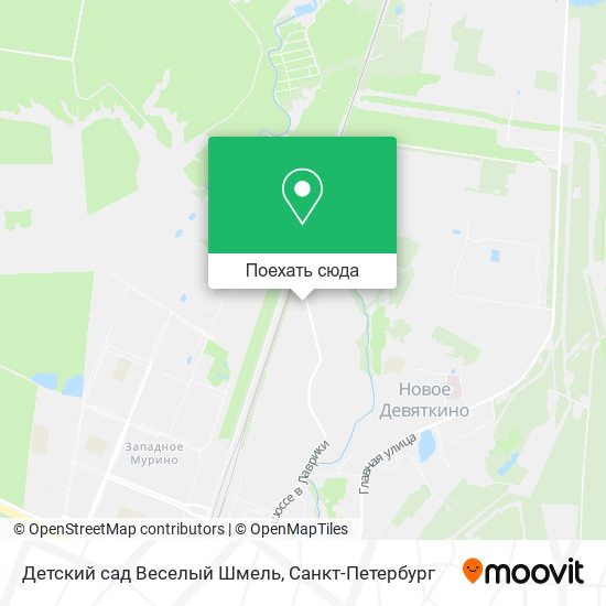 Карта Детский сад Веселый Шмель
