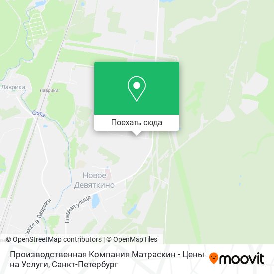 Карта Производственная Компания Матраскин - Цены на Услуги
