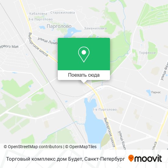 Карта Торговый комплекс дом Будет