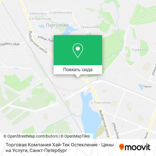 Карта Торговая Компания Хай-Тек Остекление - Цены на Услуги