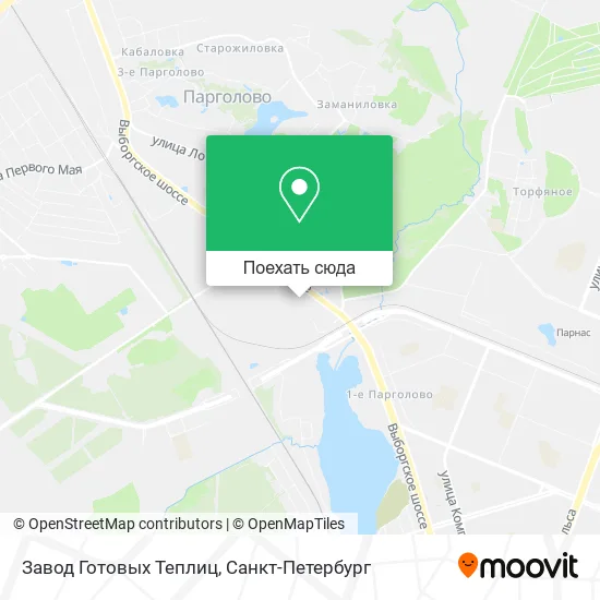 Карта Завод Готовых Теплиц