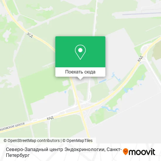 Карта Северо-Западный центр Эндокринологии