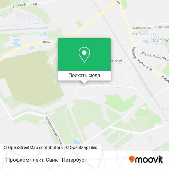 Карта Профкомплект