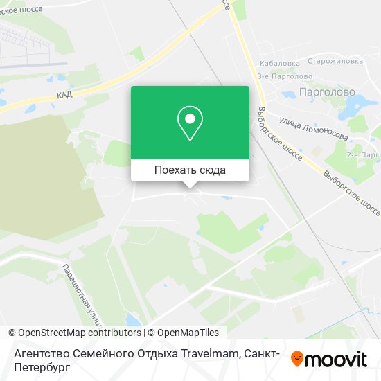Карта Агентство Семейного Отдыха Travelmam