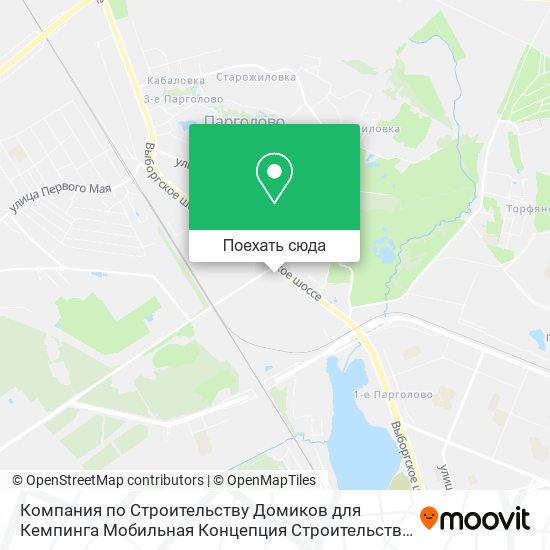 Карта Компания по Строительству Домиков для Кемпинга Мобильная Концепция Строительства