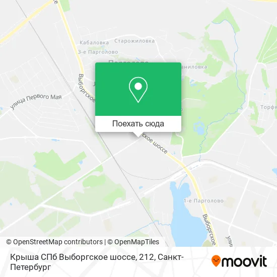 Карта Крыша СПб Выборгское шоссе, 212