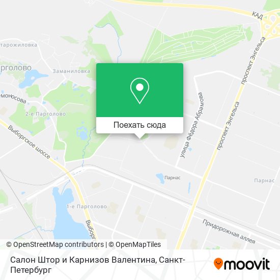 Карта Салон Штор и Карнизов Валентина