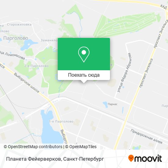 Карта Планета Фейерверков