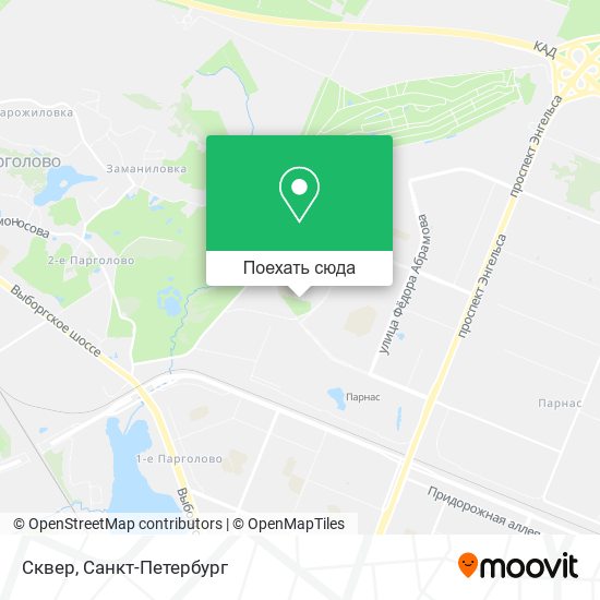 Карта Сквер