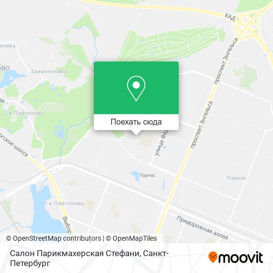 Карта Салон Парикмахерская Стефани