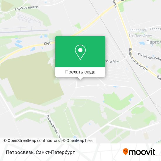 Карта Петросвязь