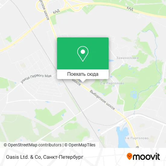 Карта Oasis Ltd. & Co