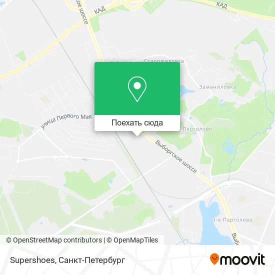 Карта Supershoes