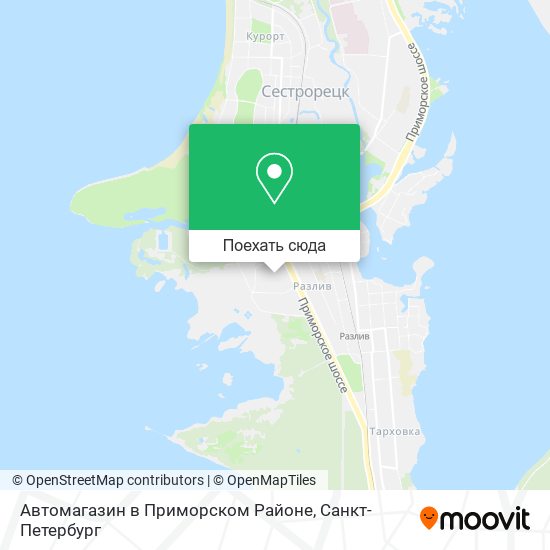Карта Автомагазин в Приморском Районе
