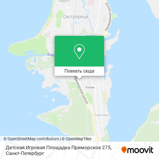 Карта Детская Игровая Площадка Приморское 275
