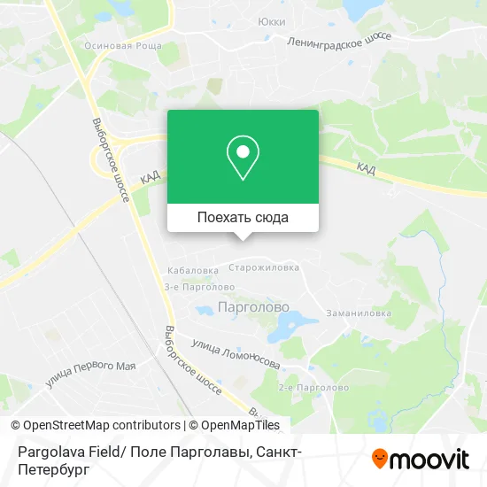 Карта Pargolava Field/ Поле Парголавы