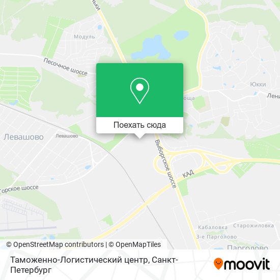 Карта Таможенно-Логистический центр