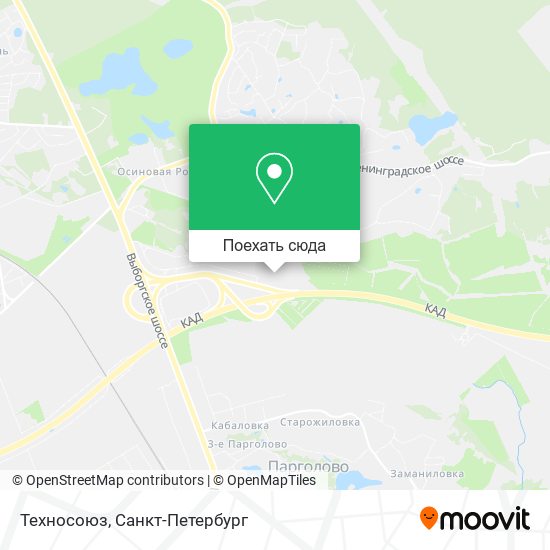 Карта Техносоюз