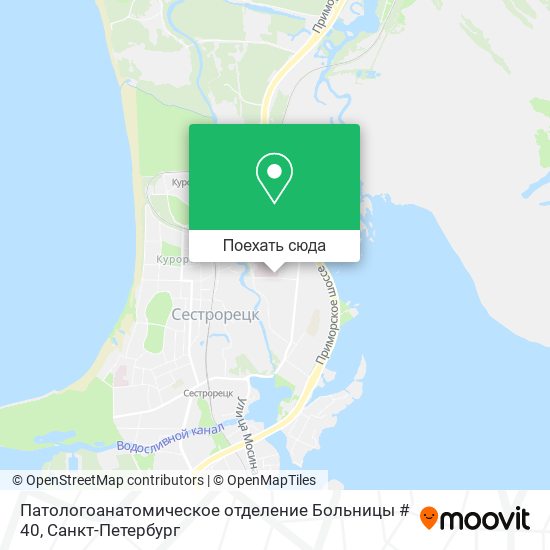 Карта Патологоанатомическое отделение Больницы # 40
