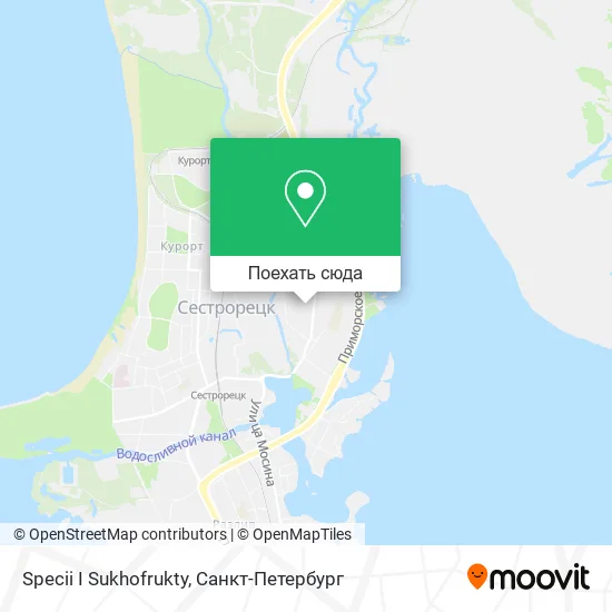 Карта Specii I Sukhofrukty