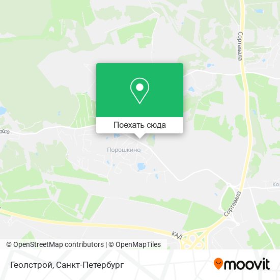 Карта Геолстрой