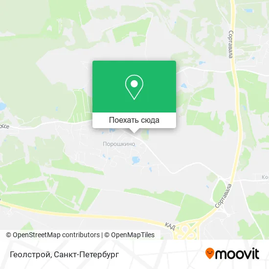 Карта Геолстрой