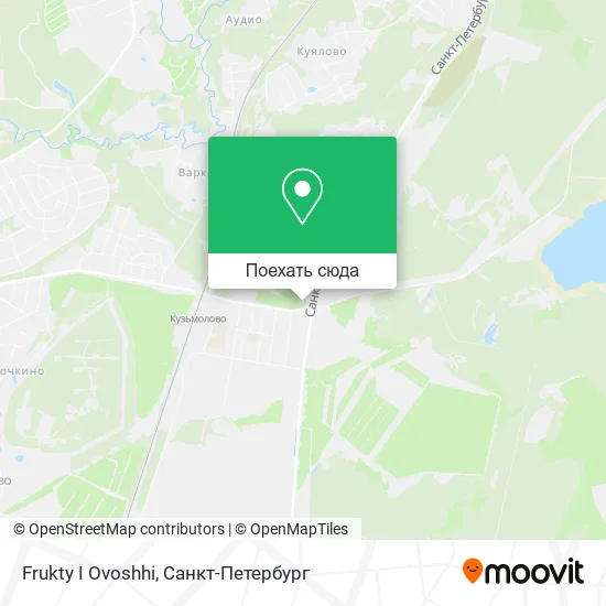 Карта Frukty I Ovoshhi