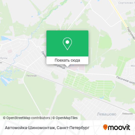 Карта Автомойка-Шиномонтаж