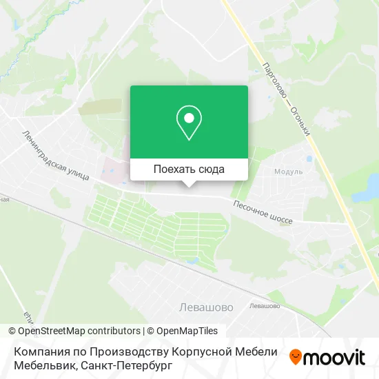 Карта Компания по Производству Корпусной Мебели Мебельвик