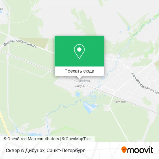 Карта Сквер в Дибунах