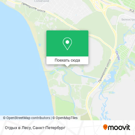 Карта Отдых в Лесу