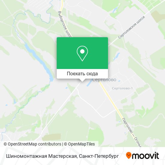Карта Шиномонтажная Мастерская