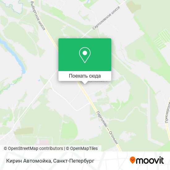 Карта Кирин Автомойка
