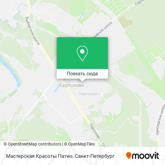 Карта Мастерская Красоты Патио
