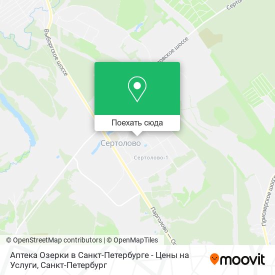 Карта Аптека Озерки в Санкт-Петербурге - Цены на Услуги