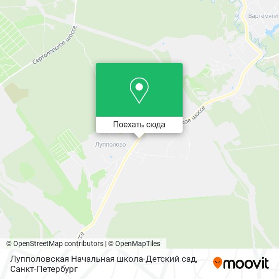 Карта Лупполовская Начальная школа-Детский сад