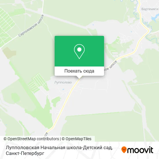 Карта Лупполовская Начальная школа-Детский сад