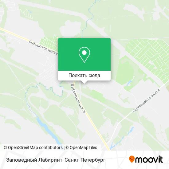 Карта Заповедный Лабиринт