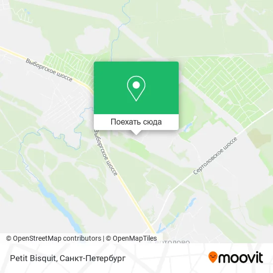 Карта Petit Bisquit