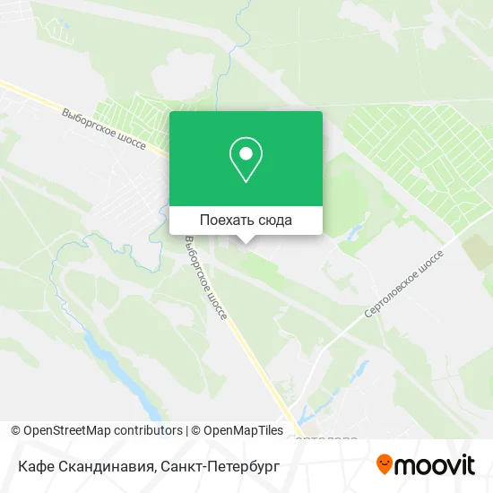 Карта Кафе Скандинавия