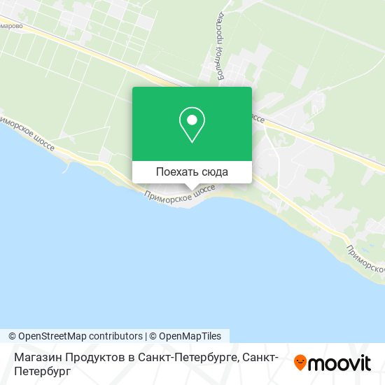 Карта Магазин Продуктов в Санкт-Петербурге