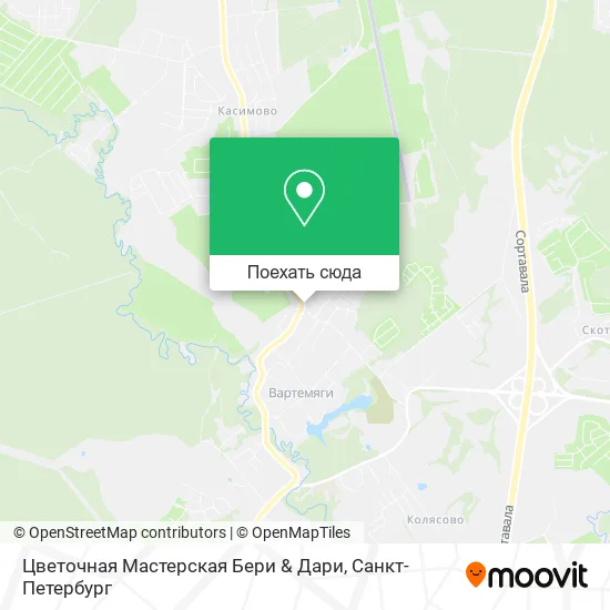 Карта Цветочная Мастерская Бери & Дари