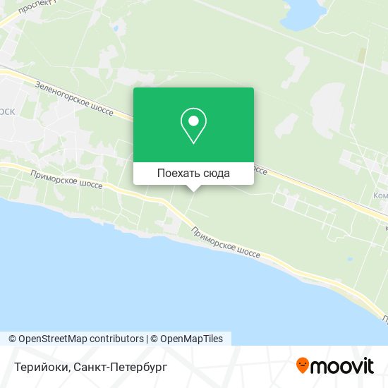 Карта Терийоки