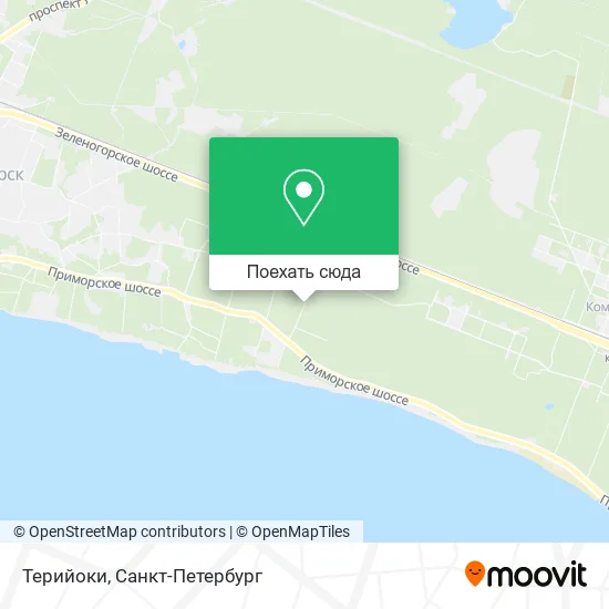Карта Терийоки
