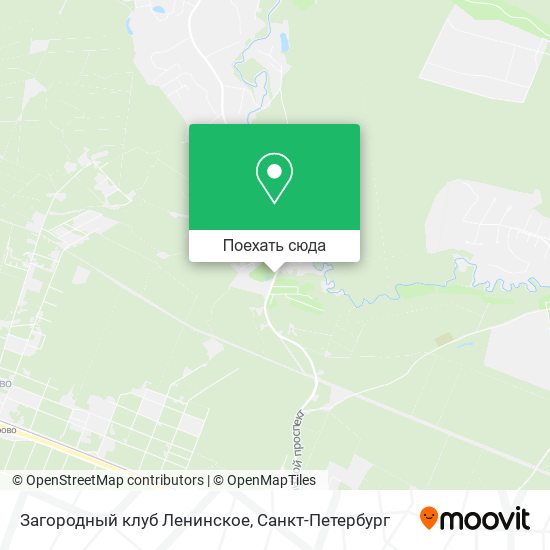 Карта Загородный клуб Ленинское