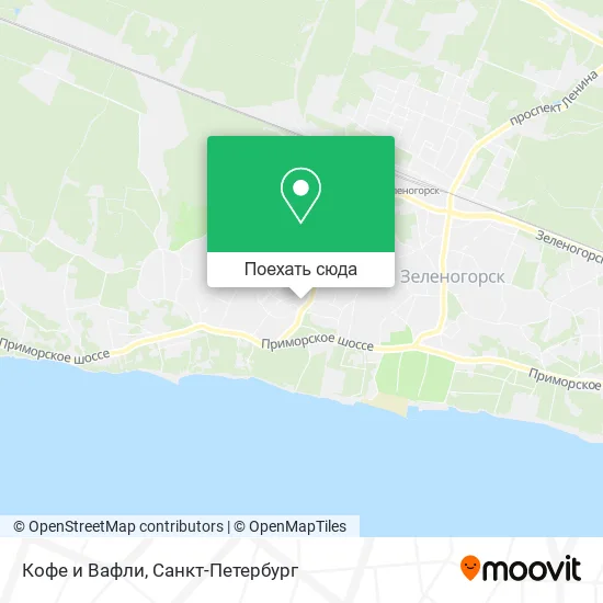 Карта Кофе и Вафли