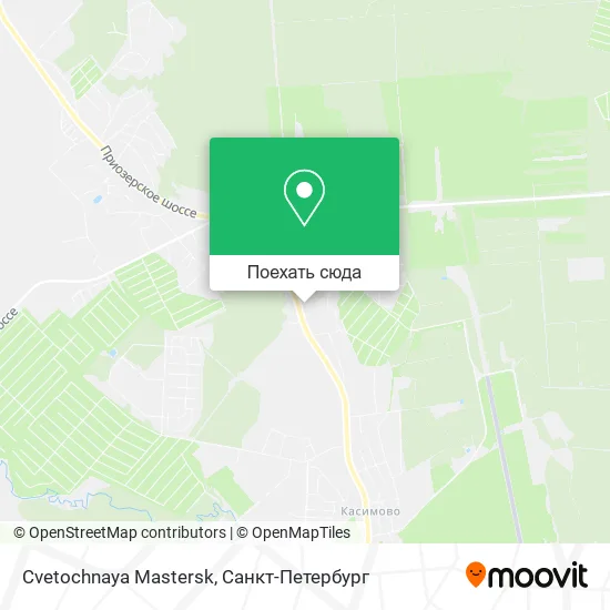 Карта Cvetochnaya Mastersk