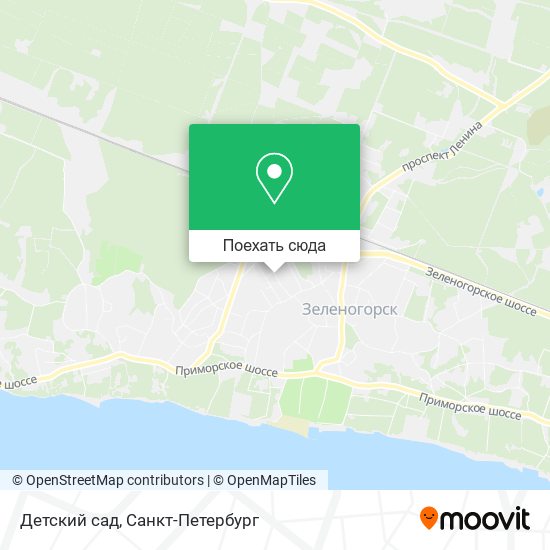 Карта Детский сад