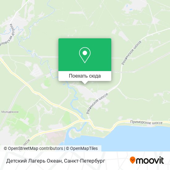 Карта Детский Лагерь Океан
